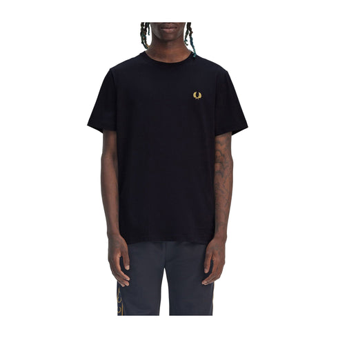 Fred Perry T-shirt T-shirt Uomo Crew Neck con ricamo S P25 - FRED PERRYM1600 - W75 - S - Francavilla Moda